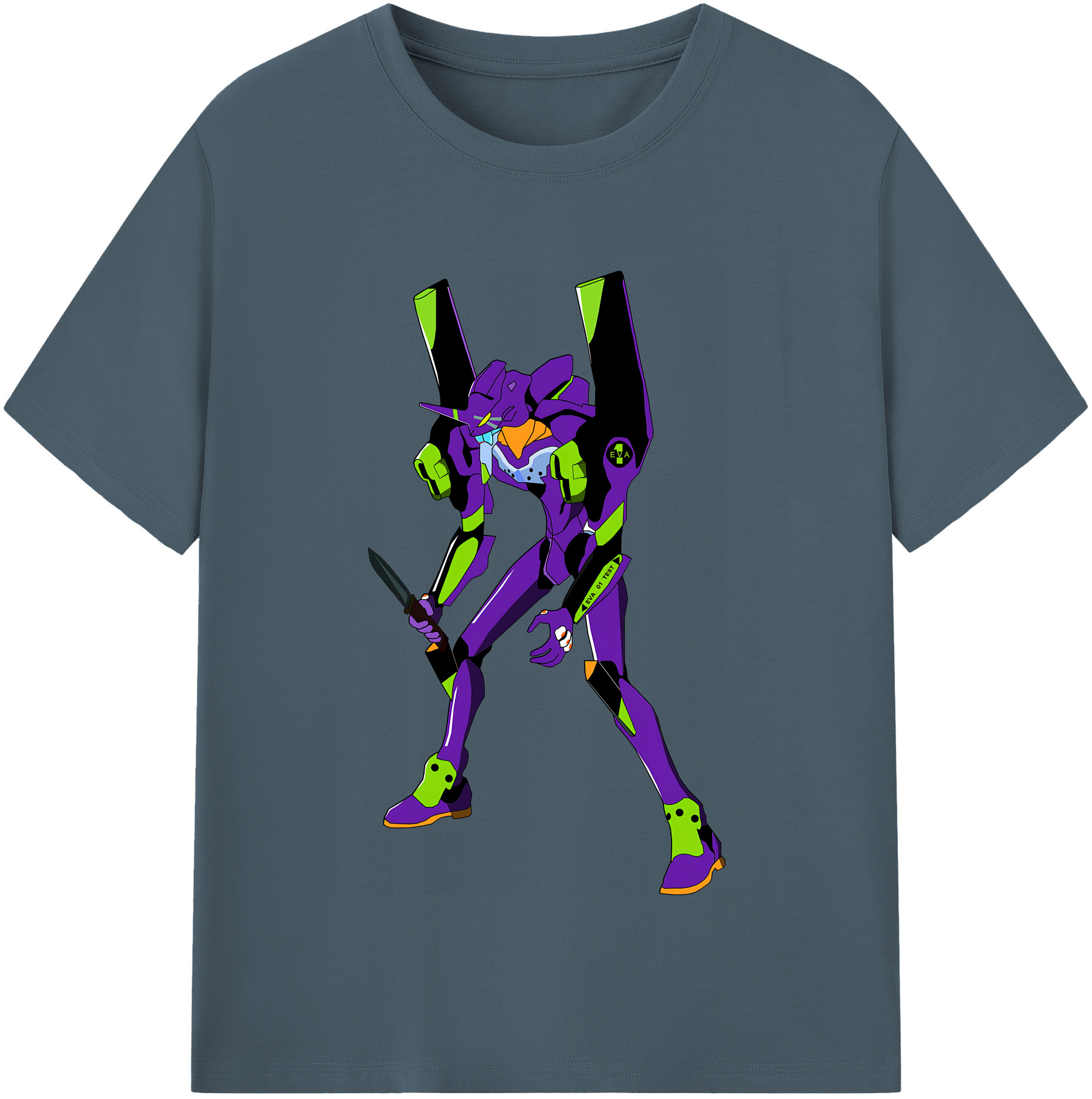 （画像用） EVA 新世紀エヴァンゲリオン 綿100％半袖Tシャツ（フロントプリント）